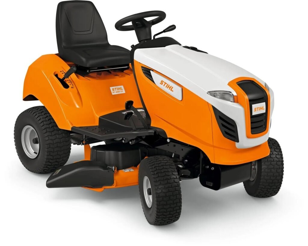 STIHL RT 4097 SX Rasentraktor, 95 cm Schnittbreite, 12,1 PS Benzinmotor, Hydrostat, Seitenauswurf, optional Mulchen STIHL