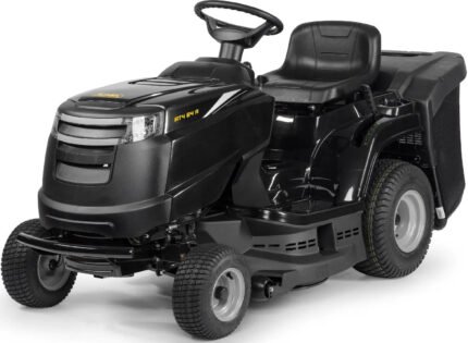 Alpina Rasentraktor AT4 84 A, 84 cm Schnittbreite, 352 cm³ Motor, Schaltgetriebe, 200 L Fangkorb Alpina