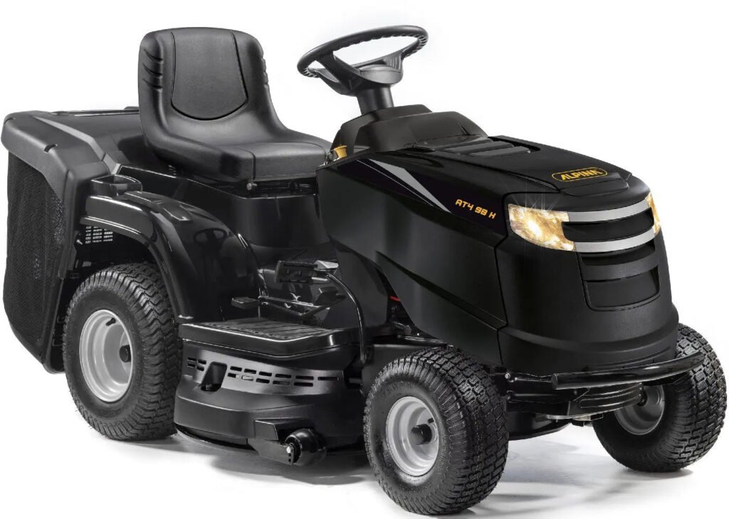 Alpina Rasentraktor AT4 98 HA, 98 cm Schnittbreite, 452 cm³ Motor, Hydrostat, 200 L Fangkorb Alpina