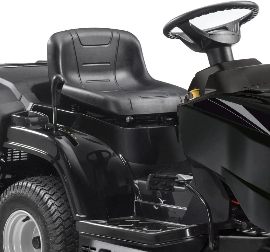 Alpina Rasentraktor AT4 98 HA, 98 cm Schnittbreite, 452 cm³ Motor, Hydrostat, 200 L Fangkorb Alpina