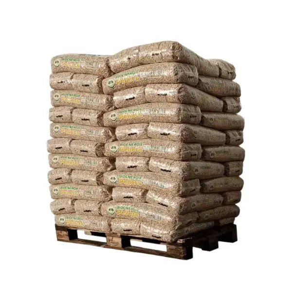 Bioenergie Holzpellets ENplus A1 / DINplus – 990 kg Palette (66×15 kg), Heizwert ≥4,6 kWh/kg, Nadelholz, Made in Germany Bioenergie