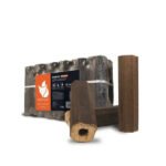 Heizfuxx PiniKay Quadro Holzbriketts Hartholz – 960 kg Palette (96×10 kg), Heizwert ≥4,8 kWh/kg, Vierkant mit Loch Heizfuxx