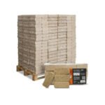 Heizfuxx RUF Classic White Holzbriketts – 960 kg Palette (96×10 kg), Heizwert ≥4,8 kWh/kg, Weißholz, RUF-Form Heizfuxx