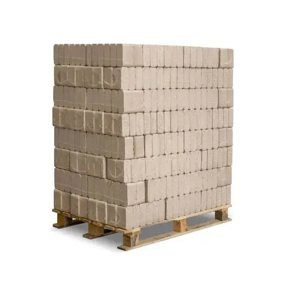 Heizfuxx RUF Holzbriketts Hartholz – 960 kg Palette (96×10 kg), Heizwert ≥4,8 kWh/kg, RUF-Form Heizfuxx