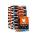 Heizfuxx Holzpellets Blue ENplus A1 – 975 kg Palette (65×15 kg), Heizwert ≥4,6 kWh/kg, Nadelholz Heizfuxx