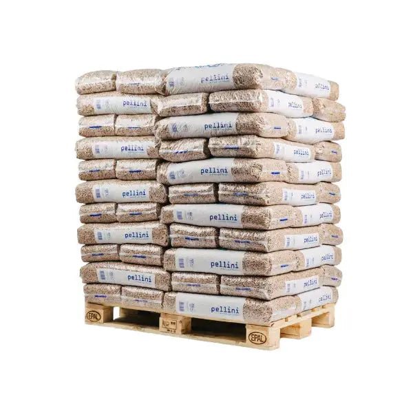 Pellini Holzpellets ENplus A1 – 990 kg Palette (66×15 kg), Heizwert ≥4,6 kWh/kg, DINplus/ENplus A1 Pellini