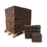 Premium Torfbriketts – 960 kg Palette, Heizwert ca. 5,0 kWh/kg, Torf, Heizbriketts für Kamin & Ofen Premium