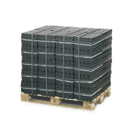 Rekord Braunkohlebriketts – 1000 kg Palette (40×25 kg), Heizwert ca. 5,3 kWh/kg, langbrennend für Kamin & Ofen Rekord
