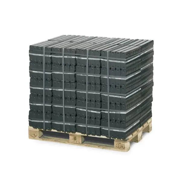 Rekord Braunkohlebriketts – 1000 kg Palette (40×25 kg), Heizwert ca. 5,3 kWh/kg, langbrennend für Kamin & Ofen Rekord