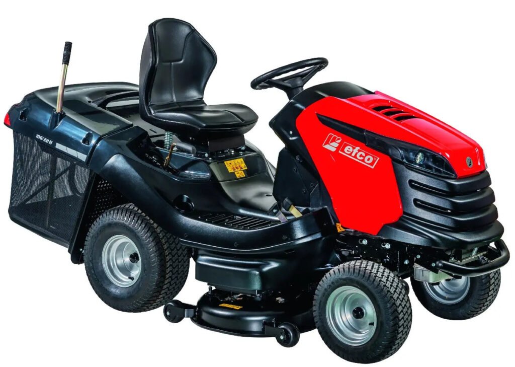 Rasentraktor 102 cm, 21,8 PS Briggs & Stratton V-Twin, Hydrostat, 320 L Fangkorb, 10.000 m² Efco