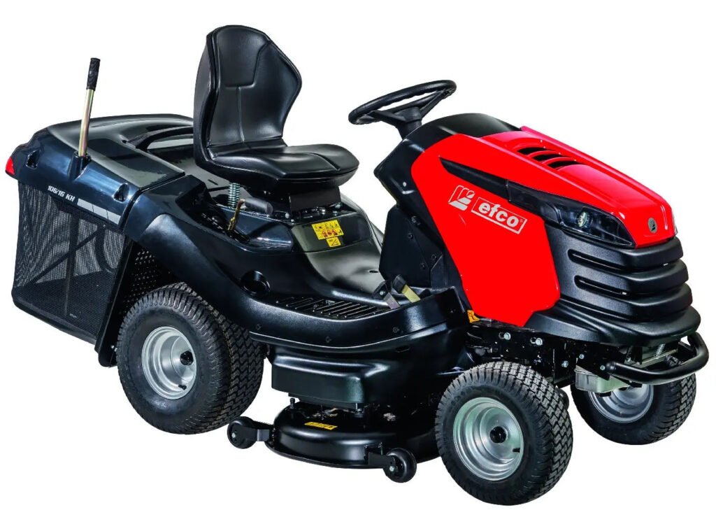 Rasentraktor 102 cm Schnittbreite, 18,8 PS, Hydrostat, 320 L Fangkorb, Emak V-Twin Motor Efco