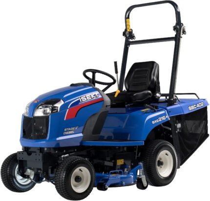 ISEKI SXG 216 Diesel Rasentraktor – 15 PS, 102 cm Schnittbreite, 380 L Fangkorb, elektrische Entleerung, Hydrostat Iseki