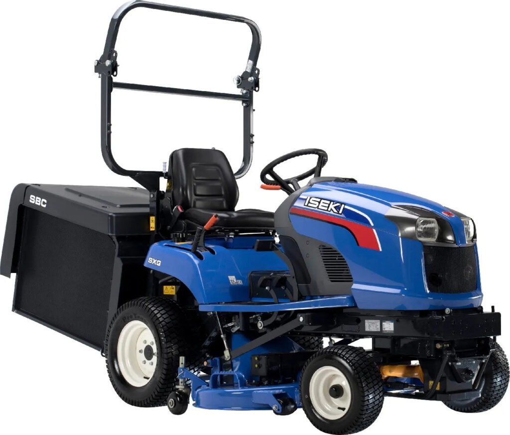 ISEKI SXG 327 Diesel Rasentraktor – 20 PS, 137 cm Schnittbreite, 590 L Fangkorb, Hydrostat, Profi-Aufsitzmäher Iseki