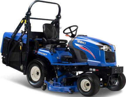 ISEKI SXG 327 Diesel Rasentraktor mit Hochentleerung – 137 cm Schnittbreite, 3-Zylinder Motor, 590 L Fangkorb, inkl. SCMB54 & SBC650 Iseki