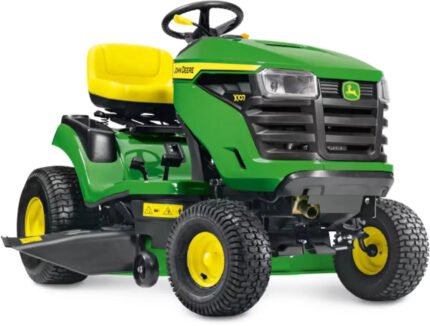 John Deere X107 Rasentraktor, 107 cm Schnittbreite, 17,5 PS Benzinmotor, Hydrostat, Seitenauswurf John Deere