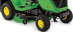 Rasentraktor 107 cm – 19,1 PS Kawasaki V-Twin, Hydrostat, Mulchkit, 300 L Fangkorb John Deere