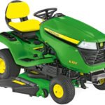 John Deere X350 Rasentraktor ohne Mähwerk, 19,1 PS Kawasaki V-Twin, Hydrostat John Deere