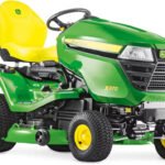 John Deere X370 Rasentraktor ohne Mähwerk, 19,1 PS Kawasaki V-Twin, Hydrostat John Deere