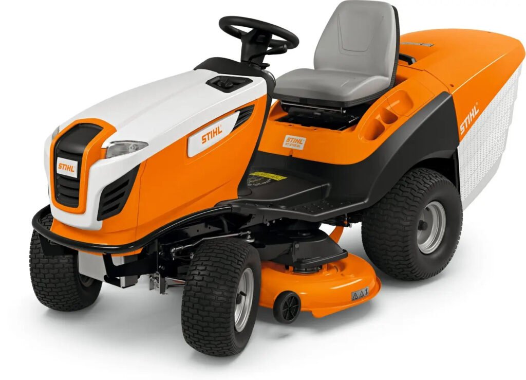 STIHL RT 6112 ZL Aufsitzmäher 110 cm, 16,6 PS, Hydrostat, 350 L Fangkorb, Tempomat STIHL