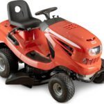 SABO 110-S Rasentraktor, 110 cm Schnittbreite, Benzinmotor, Hydrostat, Seitenauswurf inkl. Mulchkeil Sabo