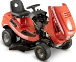 SABO 110-S Rasentraktor, 110 cm Schnittbreite, Benzinmotor, Hydrostat, Seitenauswurf inkl. Mulchkeil Sabo