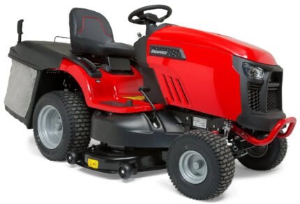 Rasentraktor 96 cm – 22 PS Briggs & Stratton V-Twin, Hydrostat, Mulchkit, 350 L Fangkorb Snapper