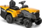 STIGA Rasentraktor Estate 384, 84 cm Schnittbreite, 432 cm³ Motor, Hydrostat, 240 L Fangkorb, Mulchkit & Anhängerkupplung Stiga