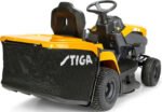STIGA Rasentraktor Estate 384, 84 cm Schnittbreite, 432 cm³ Motor, Hydrostat, 240 L Fangkorb, Mulchkit & Anhängerkupplung Stiga
