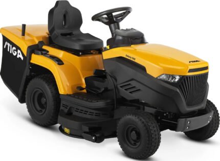 Stiga Rasentraktor Estate 598, 98 cm Schnittbreite, 452 cm³ Motor, Hydrostat, 240 L Fangkorb, Mulchkit inkl. Stiga