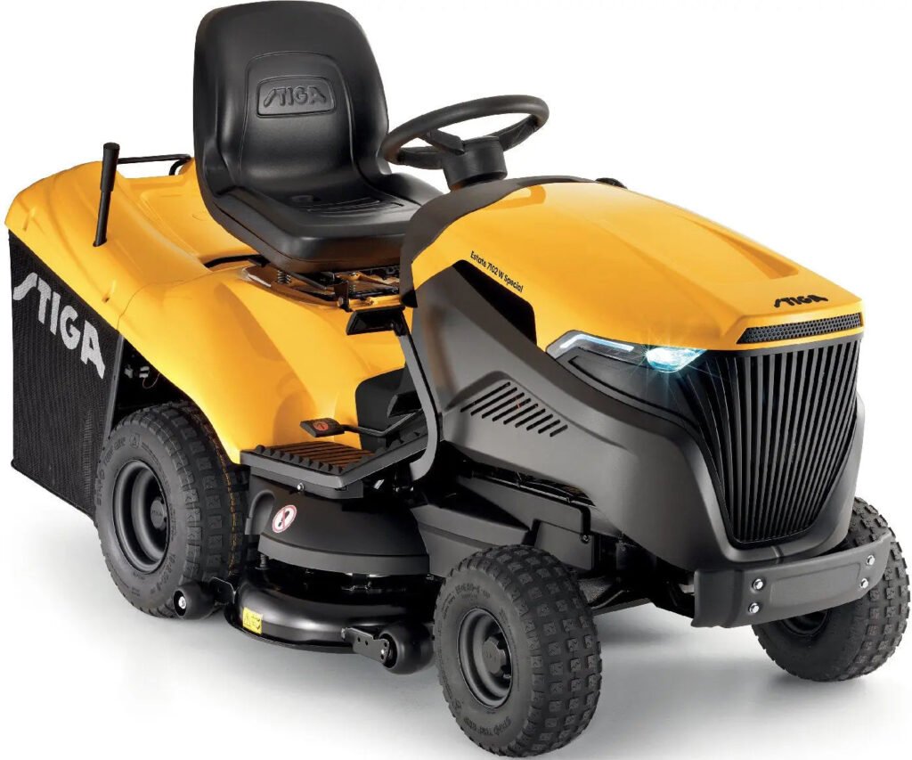 Rasentraktor 102 cm Schnittbreite, 24,6 PS Honda GXV 630, Hydrostat, 300 L Fangkorb, Mulchfunktion Stiga