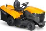 STIGA Rasentraktor Estate 798 W, 98 cm Schnittbreite, 2-Zylinder Motor, Hydrostat, inkl. Mulchkit, Anhängerkupplung & Ladegerät Stiga