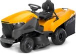 STIGA Rasentraktor Estate 798 W, 98 cm Schnittbreite, 2-Zylinder Motor, Hydrostat, inkl. Mulchkit, Anhängerkupplung & Ladegerät Stiga