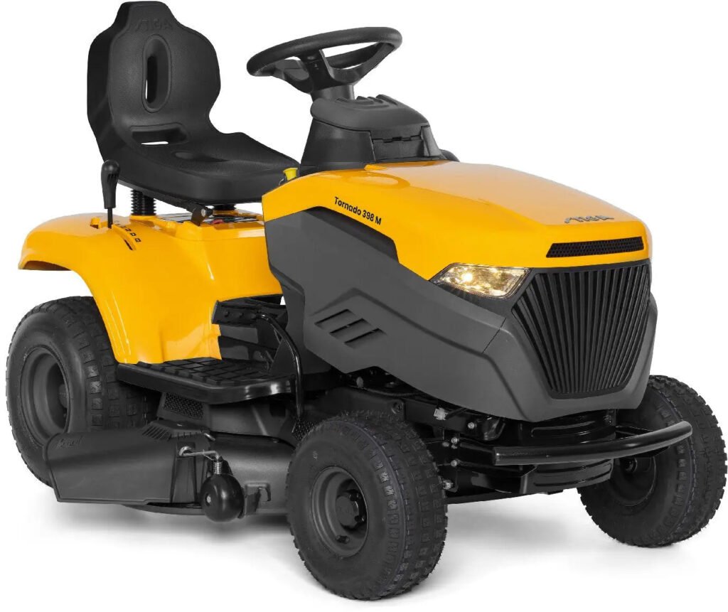 STIGA Rasentraktor Tornado 398 M Aufsitzmäher 98 cm, 11,3 PS ST 400 Motor, Seitenauswurf & Mulchkit inkl. Anhängekupplung Stiga