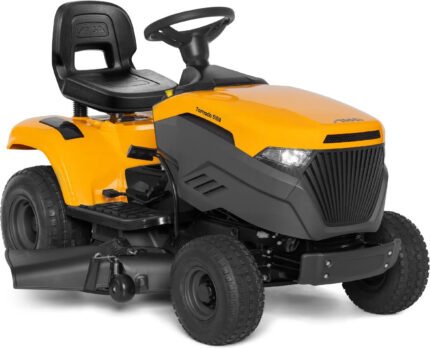 Stiga Tornado 5108 Rasentraktor, 108 cm Schnittbreite, 14,7 PS Benzinmotor, Hydrostat, Seitenauswurf & Mulchkit, inkl. Anhängekupplung Stiga