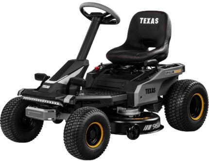 Texas Epsilon R9600Li Akku-Aufsitzmäher, 96 cm Schnittbreite, 72V Lithium-Akku, Mulchen & Seitenauswurf Texas