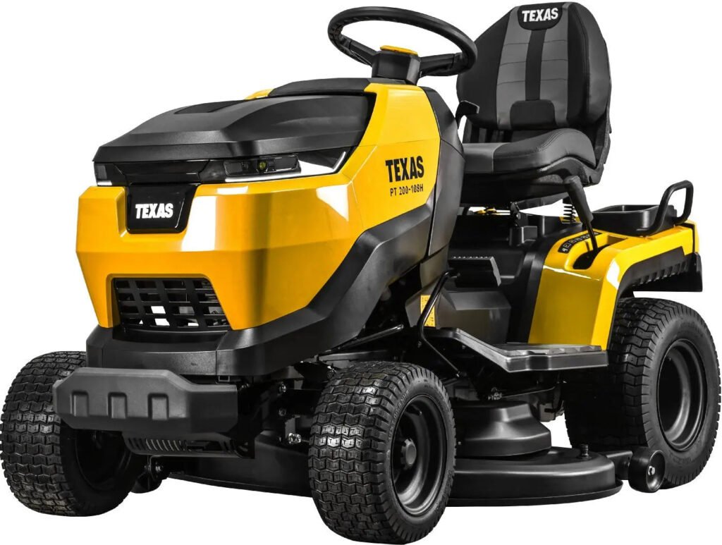 Texas PT 200-108H Rasentraktor, 108 cm Schnittbreite, 14,7 PS V-Twin Motor, Hydrostat, Seitenauswurf & Mulchfunktion Texas