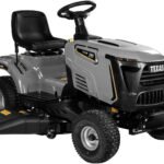 Texas TTS108 Rasentraktor, 108 cm Schnittbreite, 12,5 PS Benzinmotor, Schaltgetriebe, Seitenauswurf & Mulchkit Texas