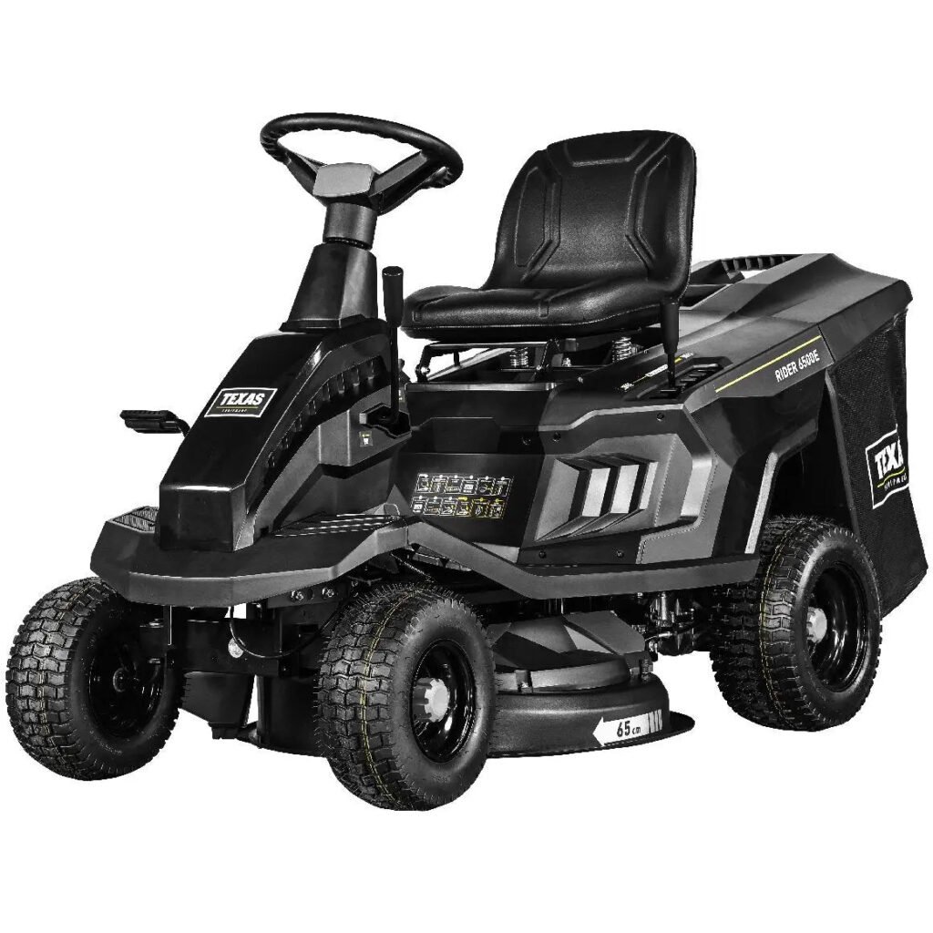 Texas Aufsitzmäher Rider 6500E 3in1, 65 cm Schnittbreite, 224 cm³ Motor, inkl. Mulchkit, Seitenauswurf & Fangkorb Texas