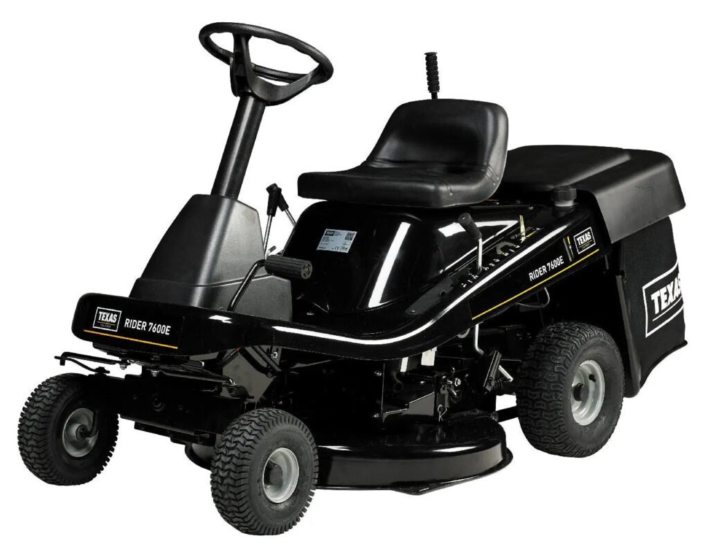 Texas Aufsitzmäher Rider 7600E 3in1, 76 cm Schnittbreite, 432 cm³ Motor, Schaltgetriebe, inkl. Mulchkit Texas