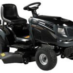 Texas XC140-98H Rasentraktor, 98 cm Schnittbreite, 12 PS Benzinmotor, Hydrostat, Seitenauswurf & Mulchkit, inkl. Anhängekupplung Texas