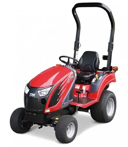 TYM T194 Allrad-Diesel Kleintraktor mit 137 cm Zwischenachsmähwerk, 19,4 PS Yanmar Motor, Hydrostat, Rasenbereifung Tym